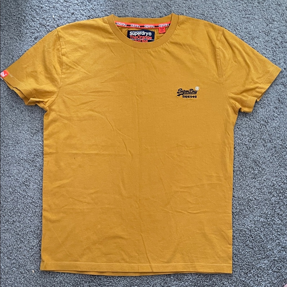 Superdry Men's Yellow Short Sleeve Tee